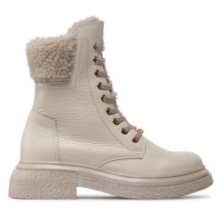Botki Rage Age. Brązowe botki damskie Rage Age, bez obcasa, na płaskiej podeszwie, bez zapięcia. Za 589.99 zł.