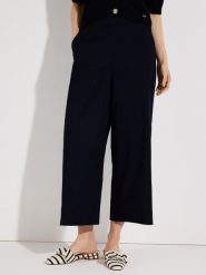 More & More Spodnie typu culottes Kobiety Bawełna niebieski, 34. Niebieskie spodnie materiałowe damskie MORE & MORE, bez wzorów, z bawełny. Za 279.95 zł.