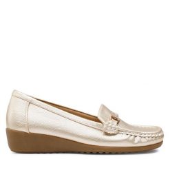 Mokasyny Clara Barson. Żółte mokasyny damskie Clara Barson. Za 52.99 zł.