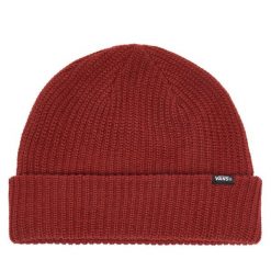 Czapka Vans. Czerwone czapki męskie Vans, na zimę, bez wzorów. Za 109.99 zł.