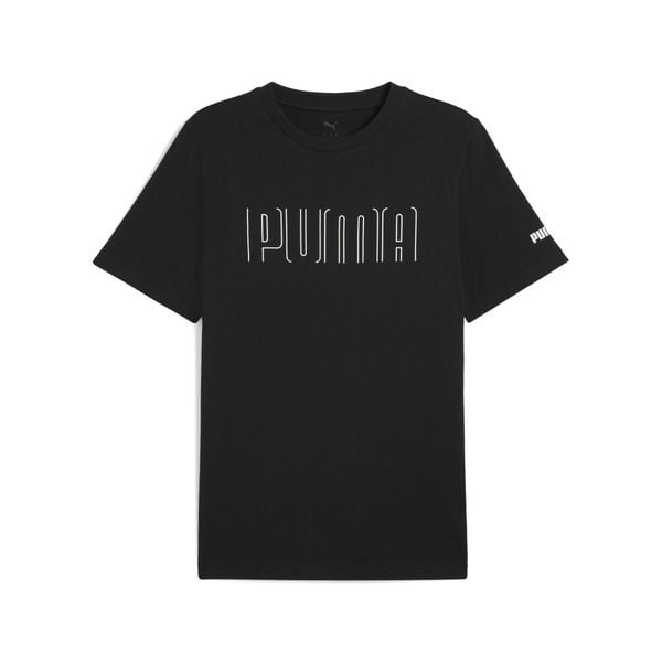 Męska Graficzna Koszulka Sportowa. Czarne t-shirty sportowe męskie Puma, m, z bawełny, bez ramiączek, na fitness i siłownię. Za 79.00 zł.