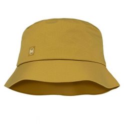 Kapelusz BUFF RAIN BUCKET HAT SOLID GINGKO. Brązowe kapelusze damskie Buff, bez wzorów. Za 219.90 zł.