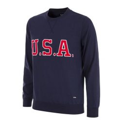 Bluza piłkarska retro dla dorosłych USA 1934. Niebieskie bluzy bez kaptura męskie COPA FOOTBALL, m. Za 339.19 zł.