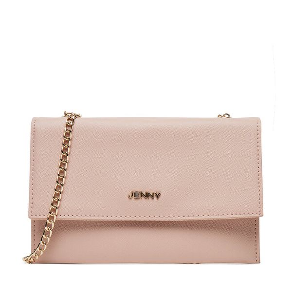 Torebka JENNY. Czerwone torebki klasyczne damskie Jenny, bez wzorów, wizytowe, bez kołnierzyka, bez ramiączek. Za 69.99 zł.