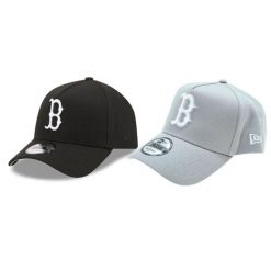 Czapka bejsbolowa Boston Red Sox 9Forty. Białe czapki męskie New Era, bez wzorów. Za 227.50 zł.