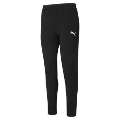 Spodnie męskie Puma EVOSTRIPE. Czarne spodnie dresowe męskie Puma, z dresówki. Za 258.50 zł.