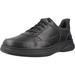 Buty CLARKS MULLAN EASY Czarny. Czarne buty trekkingowe męskie Clarks, ze skóry, bez zapięcia, trekkingowe. Za 574.75 zł.