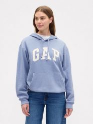 GAP Bluza w kolorze błękitnym rozmiar: L. Niebieskie bluzy z kapturem damskie GAP, l. Za 108.49 zł.