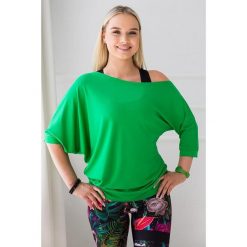 Bluzka Spontanic. Zielone bluzki sportowe damskie 2SkIN, uniwersalny, bez wzorów, z elastanu, bez ramiączek. Za 119.00 zł.