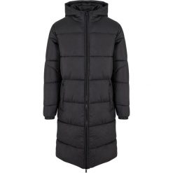 Męska Długa Kurtka Puchowa. Czarne kurtki męskie Urban Classics, l, bez wzorów, z puchu, sportowe, bez kaptura. Za 323.99 zł.