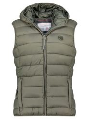 Geographical Norway Kamizelka pikowana "Vatikotal" w kolorze khaki rozmiar: XXL. Brązowe kamizelki damskie Geographical Norway, xxl. Za 104.39 zł.