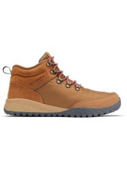Columbia Buty trekkingowe "Fairbanks" w kolorze jasnobrązowym rozmiar: 43. Brązowe buty trekkingowe męskie Columbia, z materiału, bez zapięcia, outdoorowe. Za 237.73 zł.