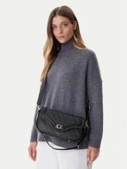 Guess Torebka 178712 Czarny. Szare torebki klasyczne damskie Guess, z aplikacjami, ze skóry, bez dodatków. Za 379.99 zł.