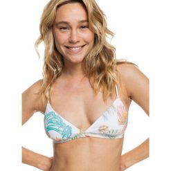 Góra od stroju kąpielowego ROXY Into the Sun. Białe bikini damskie Roxy, bez wzorów. Za 66.99 zł.