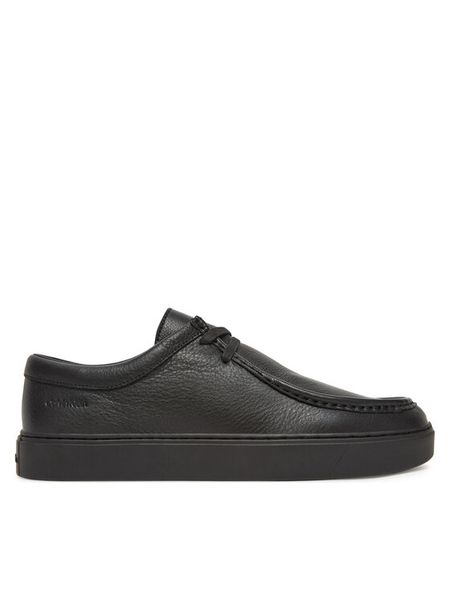 Calvin Klein Półbuty Hybrid Apron Lace Up Lth HM0HM01893 Czarny. Czarne półbuty męskie CALVIN KLEIN, ze skóry, bez zapięcia. Za 489.99 zł.