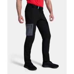 Męskie spodnie outdoor Kilpi LIGNE-M. Czarne spodnie materiałowe męskie Kilpi, bez wzorów, sportowe. Za 292.95 zł.