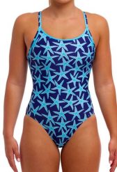 Strój kąpielowy jednoczęściowy FUNKITA See Stars - Diamond Back. Niebieskie stroje jednoczęściowe damskie FUNKITA, l, bez wzorów. Za 169.99 zł.
