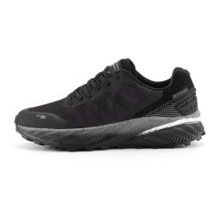 Buty męskie terenowe przewiewne Alpine Pro Zewer. Czarne buty trekkingowe męskie Alpine Pro, z gumy, bez zapięcia, trekkingowe. Za 549.00 zł.
