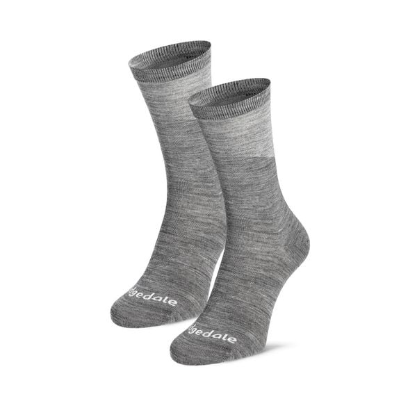 Skarpety do turystyki męskie Bridgedale Base Layer Thermal Liner Boot 2 pary. Szare skarpetki męskie Bridgedale, bez wzorów, z elastanu. Za 112.99 zł.