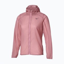 Kurtka do biegania damska Mizuno Tech Light Hooded Jacket. Czerwone kurtki do biegania damskie Mizuno, m, bez wzorów, z materiału, bez kaptura. Za 299.99 zł.