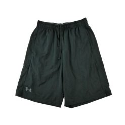 Second life - Spodenki męskie - Jak nowy. Czarne szorty męskie Under Armour, l, z materiału, na fitness i siłownię. Za 63.86 zł.