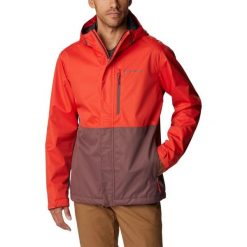 Kurtka przeciwdeszczowa męska Columbia Hikebound. Brązowe kurtki męskie Columbia, m, bez wzorów, sportowe, bez kaptura. Za 339.99 zł.