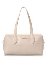 Vince Camuto Torebka "Liguria" w kolorze beżowym - 31 x 19 x 17 cm rozmiar: onesize. Brązowe torebki klasyczne damskie Vince Camuto, bez wzorów, z materiału, bez dodatków. Za 126.75 zł.