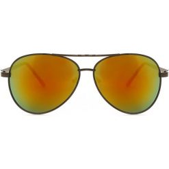 Czarno-Żółte Okulary Imprint. Czarne okulary przeciwsłoneczne męskie Born2be. Za 19.99 zł.