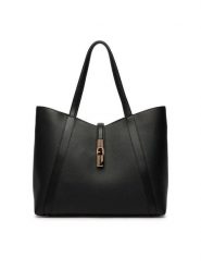 Furla Torebka Goccia L WB01788 BX3353 CN O6000 Czarny. Czarne torebki klasyczne damskie Furla, bez wzorów, ze skóry, bez dodatków. Za 1,439.00 zł.