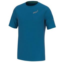 Inov-8 Base Elite SS Tee, męski t-shirt. Niebieskie t-shirty męskie Inov-8, m, bez wzorów, z materiału, bez kołnierzyka. Za 129.99 zł.