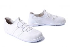 RIEKER 52854-80 white, półbuty damskie. Białe półbuty damskie Rieker, bez wzorów, z gumy, bez obcasa. Za 223.93 zł.
