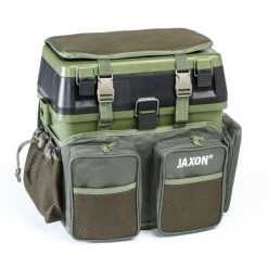 Zestaw torba-plecak+skrzynka Jaxon RH-178. Zielone plecaki męskie Jaxon, bez wzorów. Za 289.99 zł.