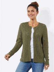 WITT WEIDEN Kardigan w kolorze khaki rozmiar: 40. Brązowe kardigany damskie WITT WEIDEN, bez wzorów. Za 85.95 zł.