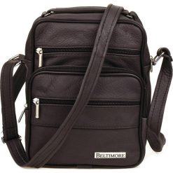 Listonoszka męska brązowa Beltimore G19. Brązowe saszetki męskie ze skóry. Za 153.99 zł.