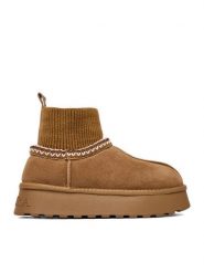 Badura Śniegowce EO-ANDREA-TS6278-01 Brązowy. Brązowe śniegowce damskie Badura, ze skóry. Za 189.99 zł.