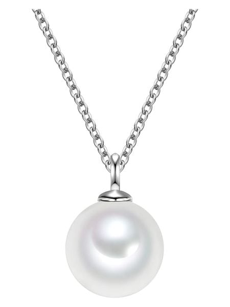 Glanzstücke München Srebrny naszyjnik z perłą - dł. 40 cm rozmiar: onesize. Szare naszyjniki damskie Glanzstücke München, srebrne. Za 78.99 zł.