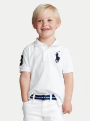 Polo Ralph Lauren Polo 322670257006 Biały Regular Fit. Białe t-shirty chłopięce Polo Ralph Lauren, bez wzorów, z bawełny, bez ramiączek. Za 359.99 zł.