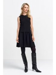 Rich & Royal Top w kolorze czarnym rozmiar: XL. Czarne topy damskie Rich & Royal, xl, bez wzorów, bez kołnierzyka. Za 157.73 zł.