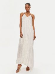 TWINSET Sukienka letnia 241TT2172 Écru Loose Fit. Sukienki damskie Twinset, na lato, bez wzorów, z wiskozy, bez kołnierzyka, bez ramiączek. Za 2,139.00 zł.