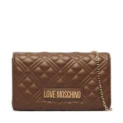 Torebka LOVE MOSCHINO. Brązowe torebki klasyczne damskie Love Moschino, bez wzorów, bez dodatków. Za 639.99 zł.