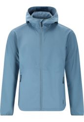 Softshell męski Whistler Luango. Niebieskie kurtki softshell damskie WHISTLER, m, bez wzorów, z materiału, bez kaptura. Za 201.99 zł.