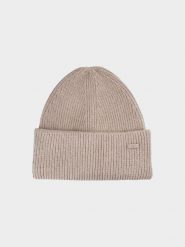 4F Czapka zimowa damska - brązowa S. Brązowe czapki zimowe damskie 4f, z materiału. W wyprzedaży za 39.99 zł.