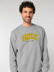 American Universities Bluza "Berkeley University" w kolorze szarym rozmiar: XL. Szare bluzy bez kaptura męskie American Universities, xl. Za 96.60 zł.