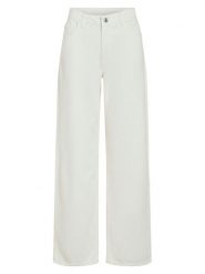 Vila Jeansy Palma 14105535 Biały Wide Leg. Białe jeansy damskie Vila. Za 139.99 zł.