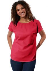 WITT WEIDEN Bluzka w kolorze czerwonym rozmiar: 50. Czerwone bluzki damskie WITT WEIDEN, bez wzorów, bez kołnierzyka, bez ramiączek. Za 34.99 zł.