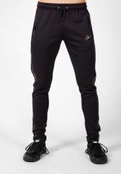 Wenden Track Spodnie - Czarny/Złoty. Żółte spodnie sportowe męskie GORILLA WEAR, z poliesteru. Za 253.65 zł.