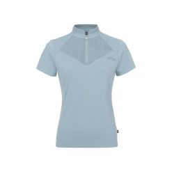 Damska techniczna koszulka jeździecka Cavallo Britny. Czarne t-shirty damskie CAVALLO, bez wzorów, z tkaniny, bez kołnierzyka. Za 322.50 zł.