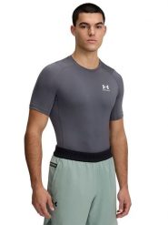 Under Armour Koszulka sportowa "Armour Comp" w kolorze antracytowym rozmiar: M. Czarne t-shirty sportowe męskie Under Armour, m, z materiału, bez ramiączek, outdoorowe. Za 85.95 zł.