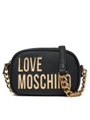 LOVE MOSCHINO Torebka JC4026PP1MKD0000 Czarny. Czarne listonoszki damskie Love Moschino, bez wzorów, ze skóry, bez dodatków. Za 519.99 zł.