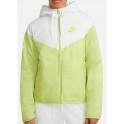Kurtka Damska Nike Windrunner. Białe kurtki damskie Nike, bez wzorów, bez kaptura. Za 176.00 zł.